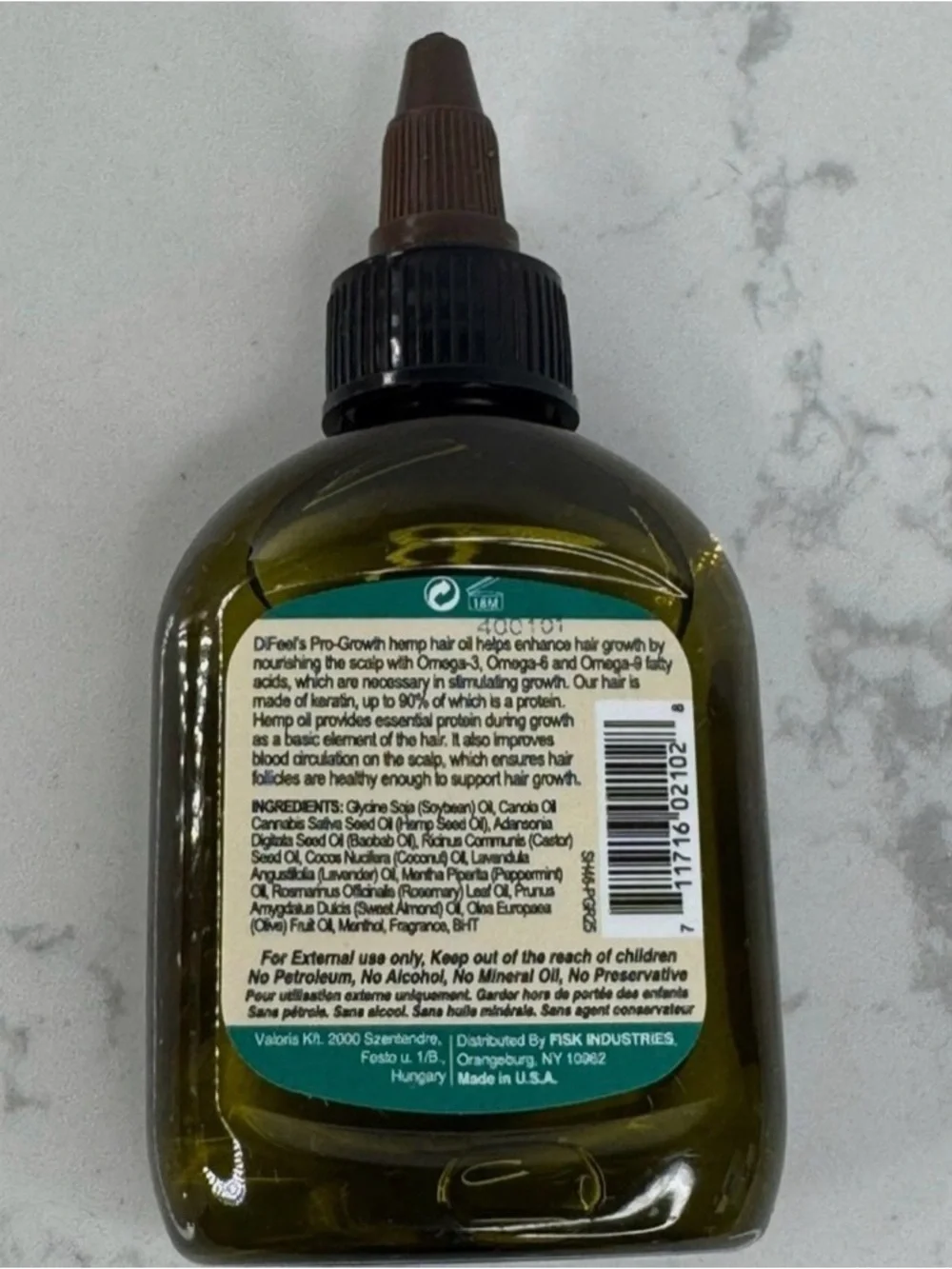 Father’s Day Pro-Growth Hemp Hair Oil